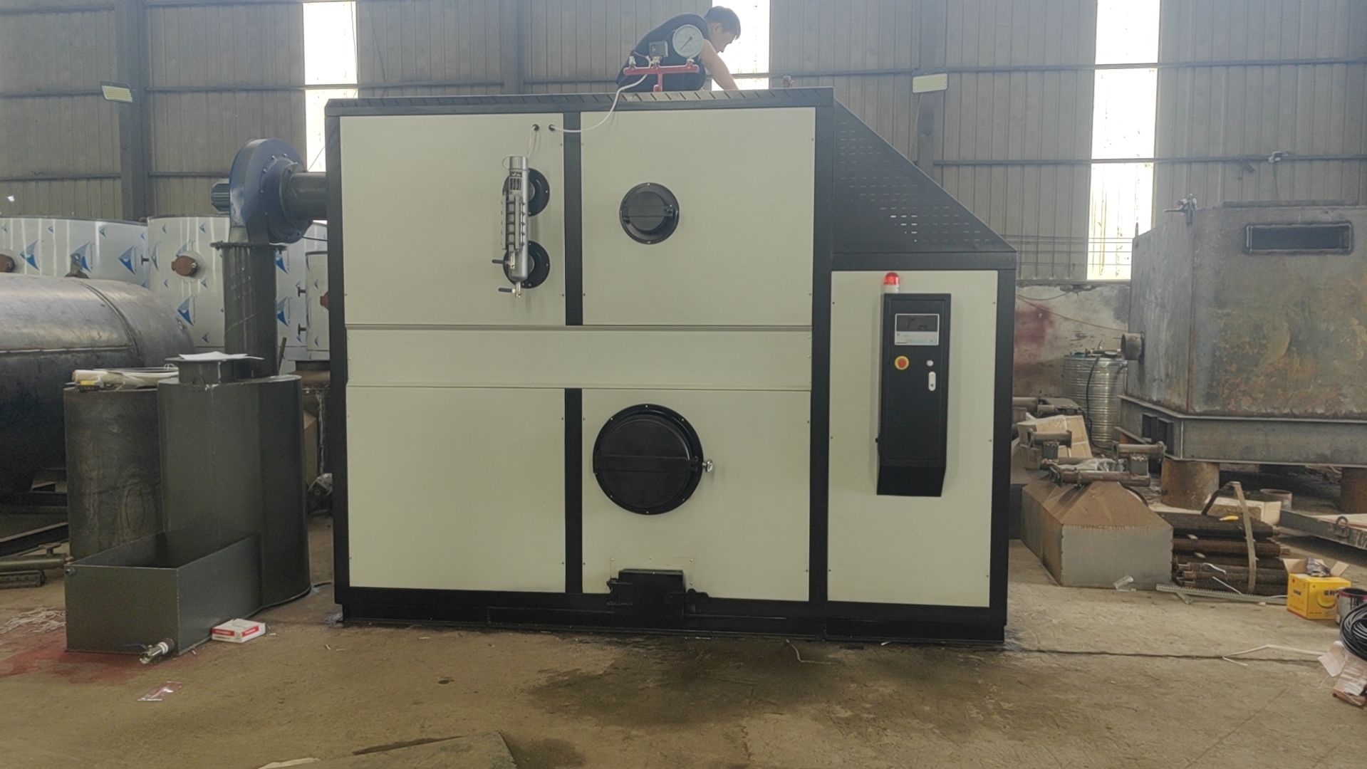 паровой котел на био